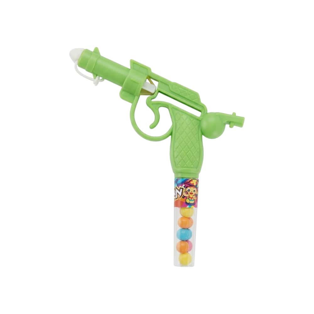 Pistola de juguete verde con caramelos Chipirrines - Miniatura 1