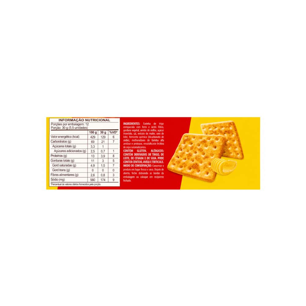 Galletas Cream Cracker sabor mantequilla Todeschini (20 x 360 g / 12 oz) - Miniatura 3