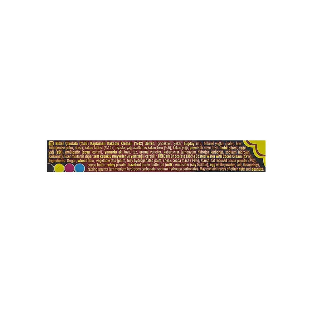 Sorbetos recubiertos con chocolate Ülker Bitter (36 g / 1.26 oz) - Miniatura 2