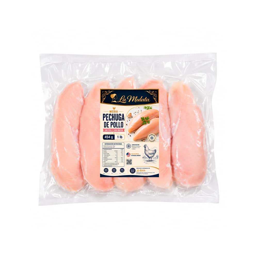 Media pechuga de pollo La Mulata (454 g / 1 lb) - Miniatura 1