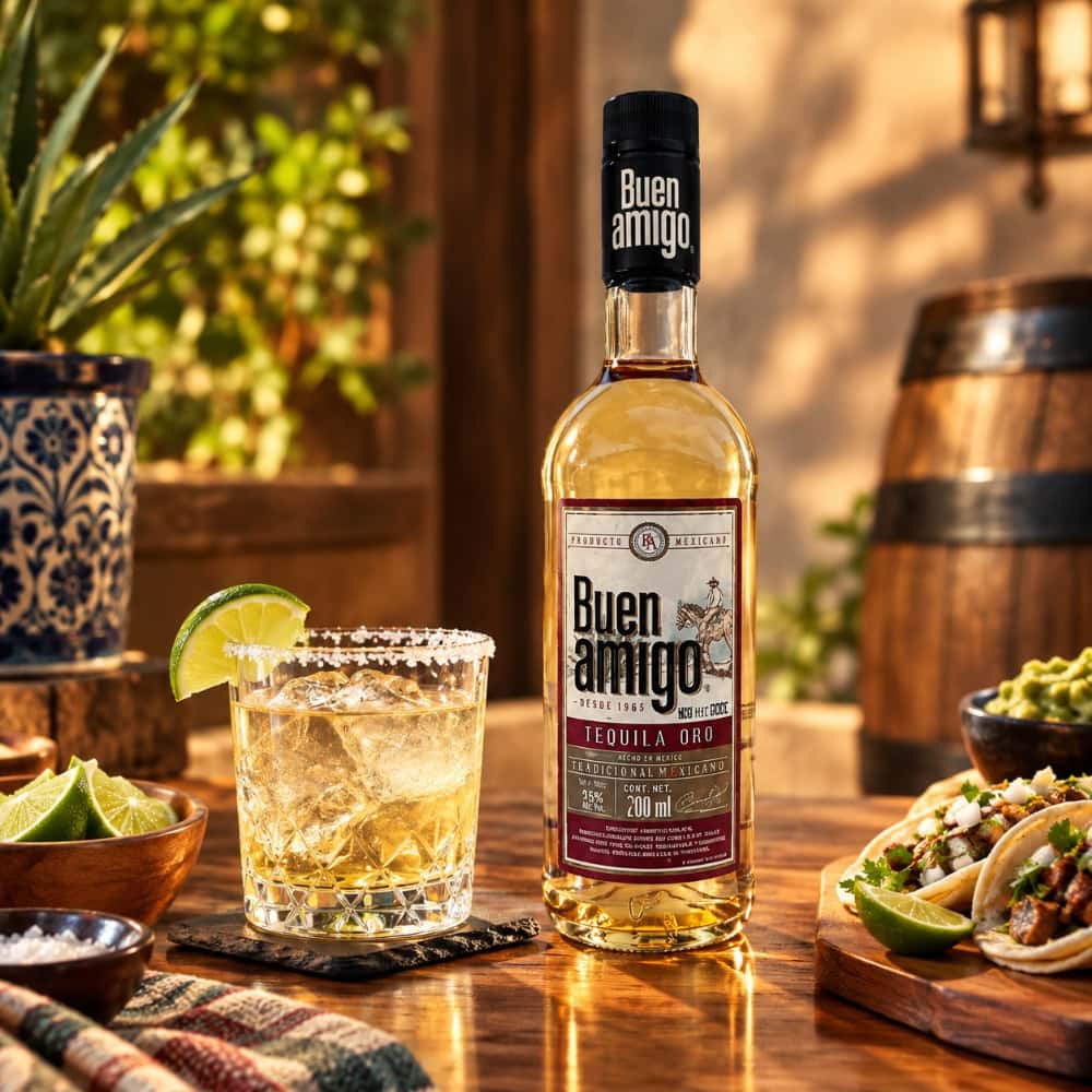 Tequila Oro 38 % vol Buen Amigo (700 ml) - Miniatura 4