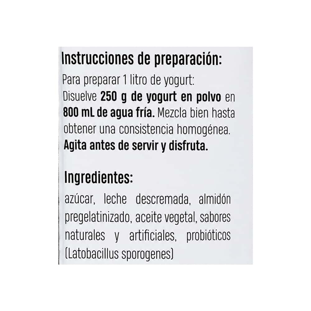 Yogurt en polvo para cucharear sabor fresa KDM Gold (250 g / 8.8 oz) - Miniatura 3