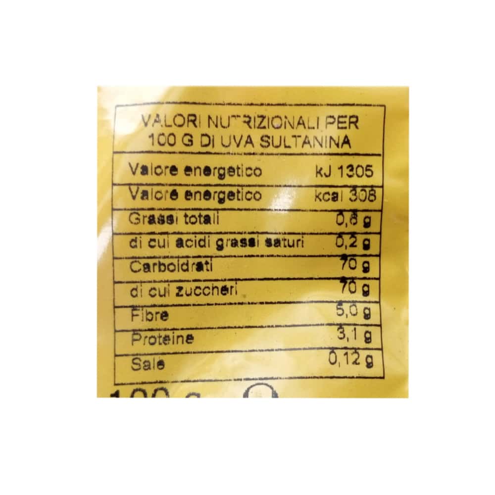 Uvas pasas sultaninas deshidratadas Life (100 g / 3.5 oz) - Miniatura 3