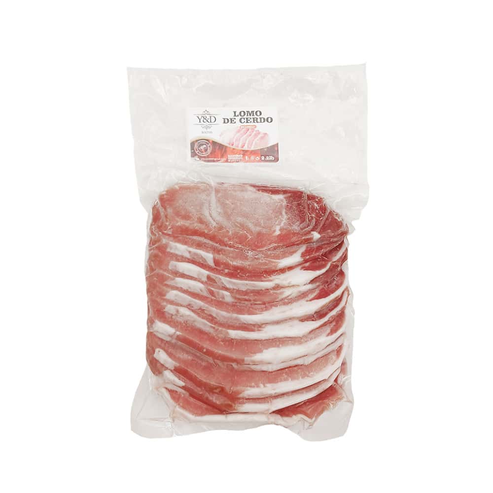 Lomo de cerdo en lonjas Y&D Ricos (1 kg / 2.2 lb) - Miniatura 1