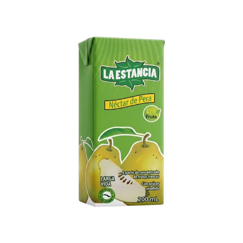 Caja de néctar de pera La Estancia (27 x 200 ml) - Miniatura 2