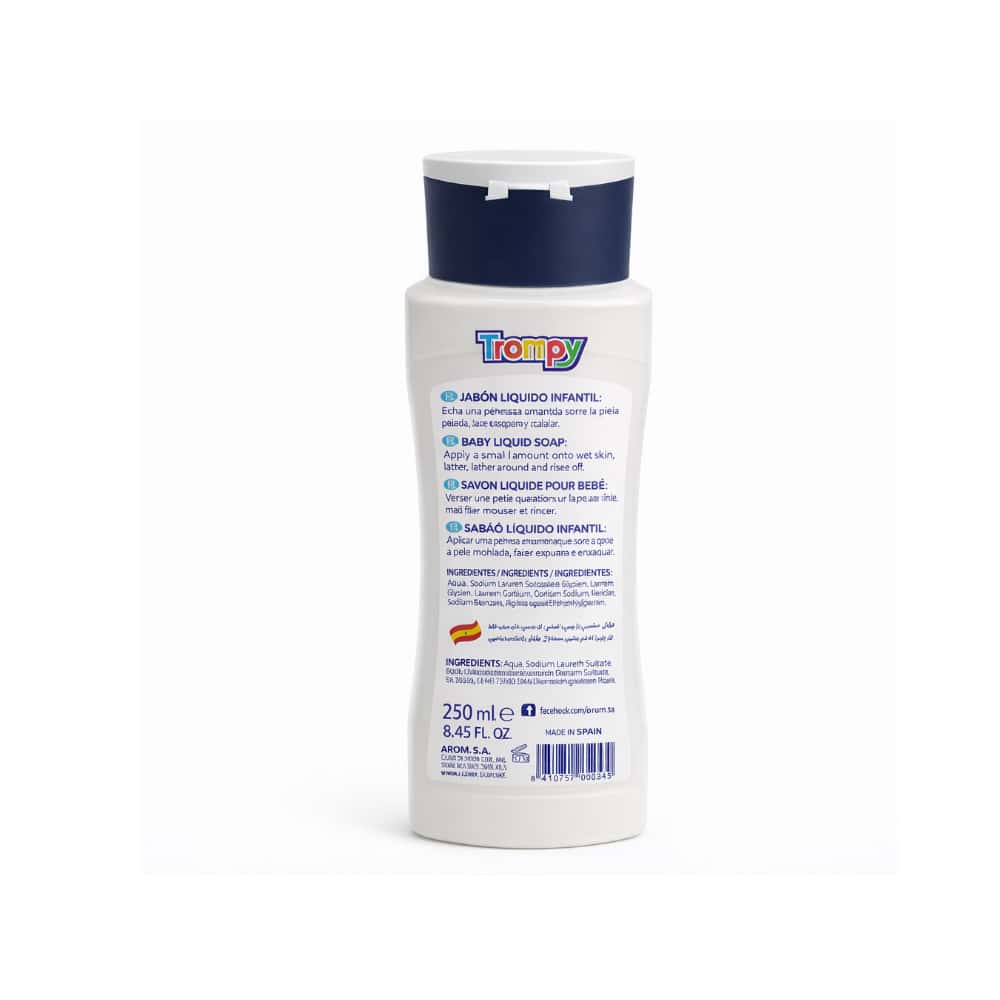 Jabón líquido infantil Trompy (250 ml / 8.45 oz) - Miniatura 4