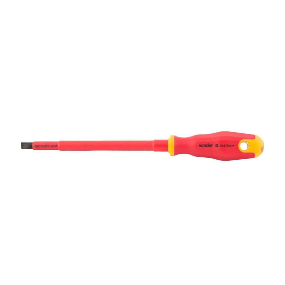Destornillador aislante de paleta 4 mm x 100 mm Vonder - Miniatura 1