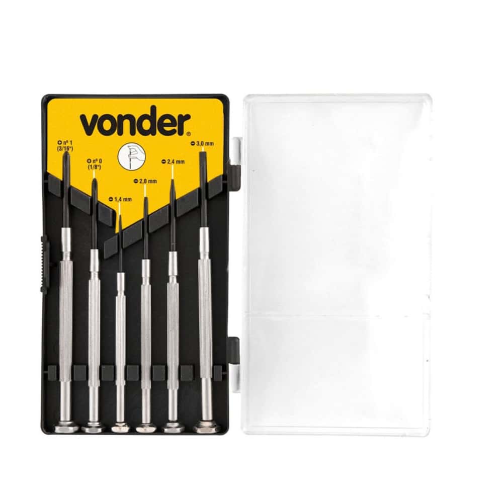 Juego de 6 piezas de destornilladores de precisión Vonder - Miniatura 2