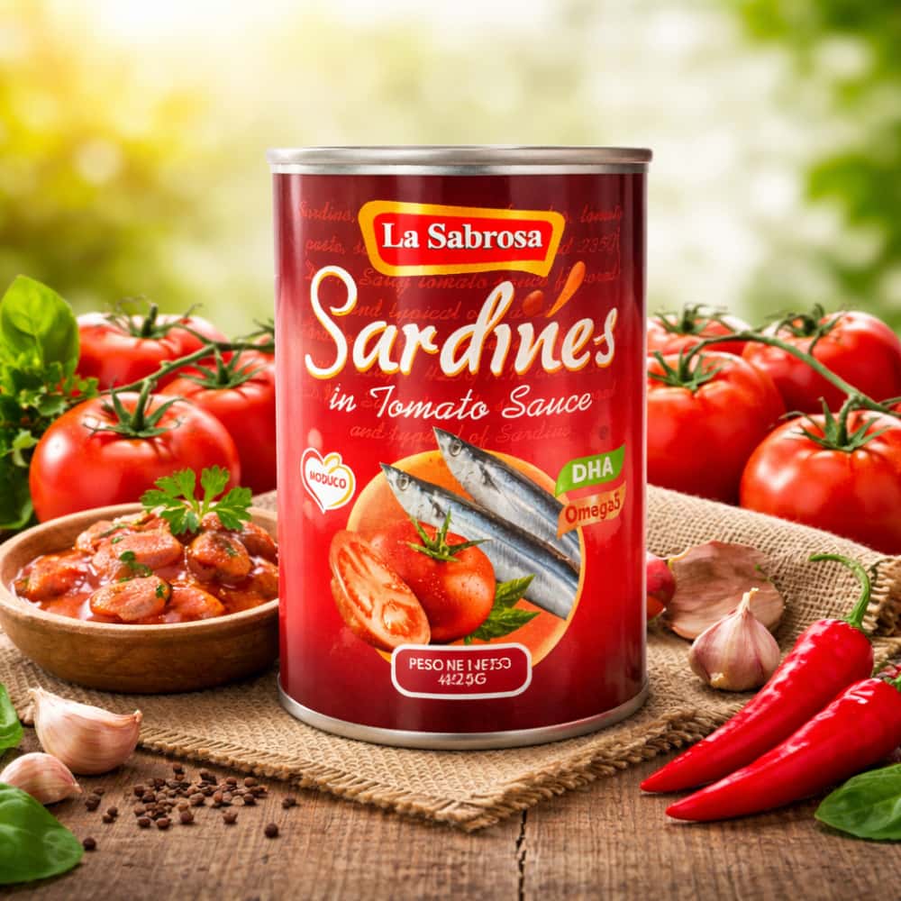 Sardina en salsa de tomate La Sabrosa (425 g / 14.99 oz) - Miniatura 4