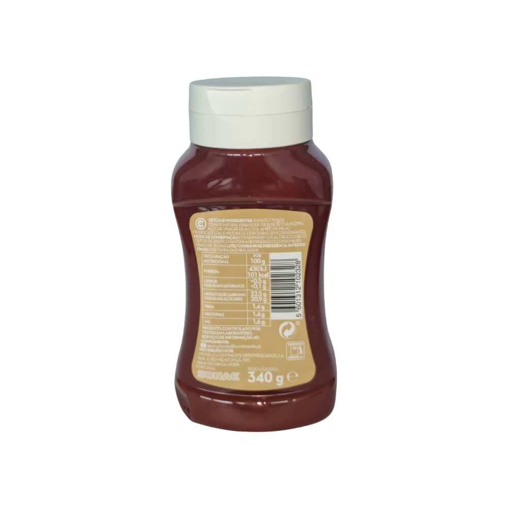 Ketchup natural sin conservantes Continente (340 g / 11.99 oz) - Miniatura 2