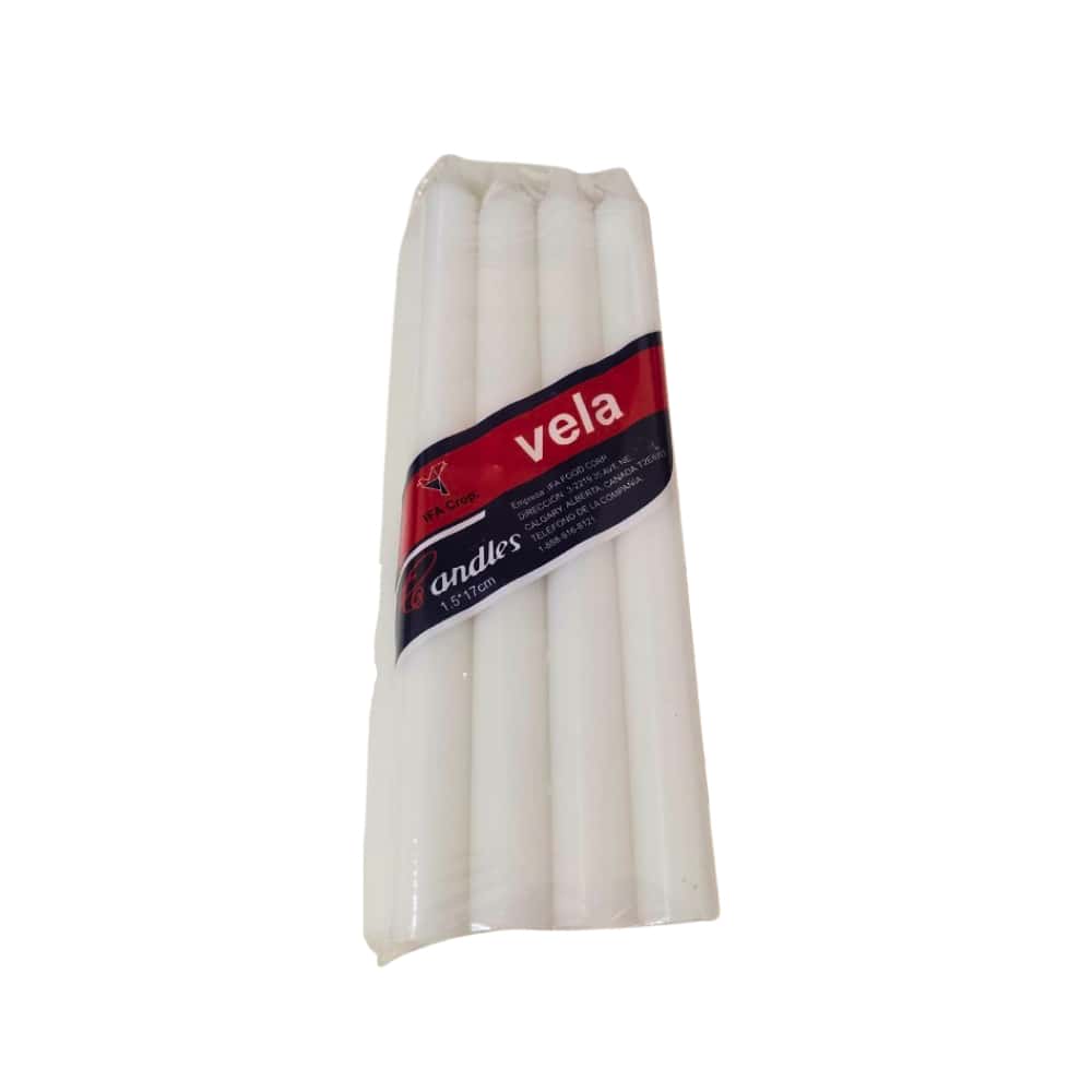 Estuche de velas blancas IFA Crop (8 U) - Miniatura 1