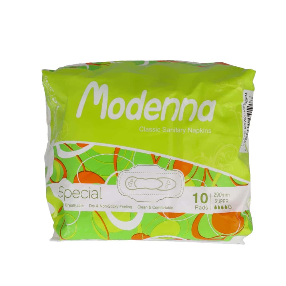 Almohadillas sanitaria súper absorbentes Modenna (10 U) - Miniatura 1