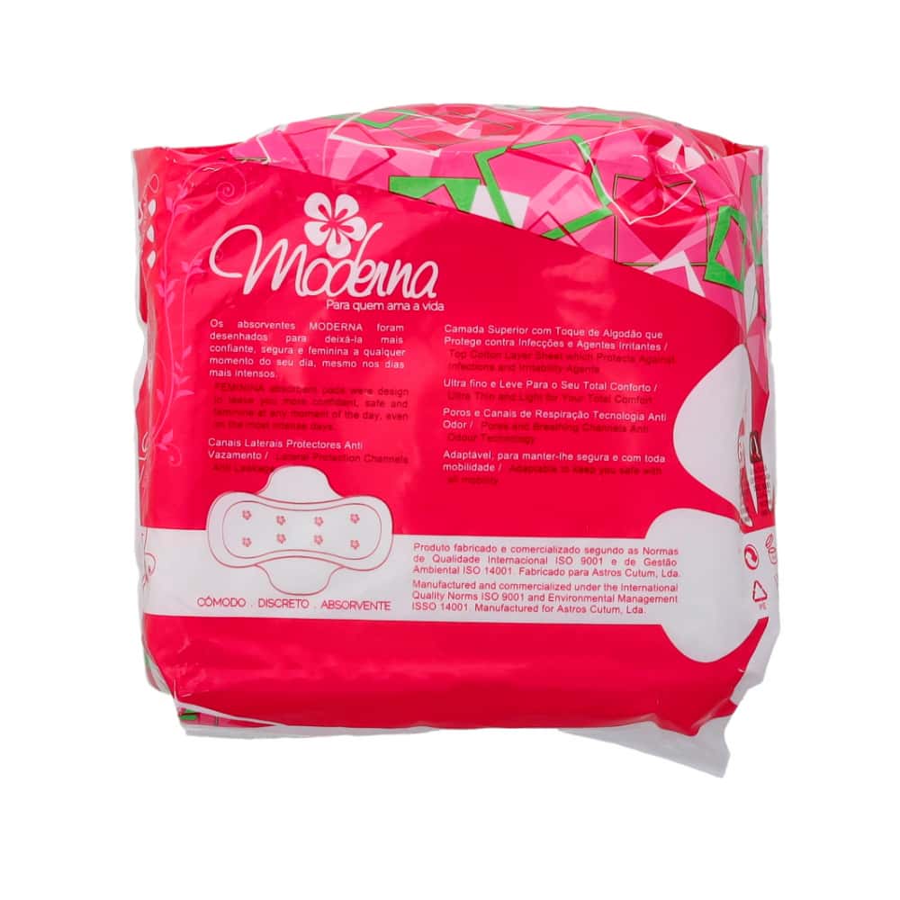 Almohadillas sanitarias absorbentes Modenna (10 U) - Miniatura 2