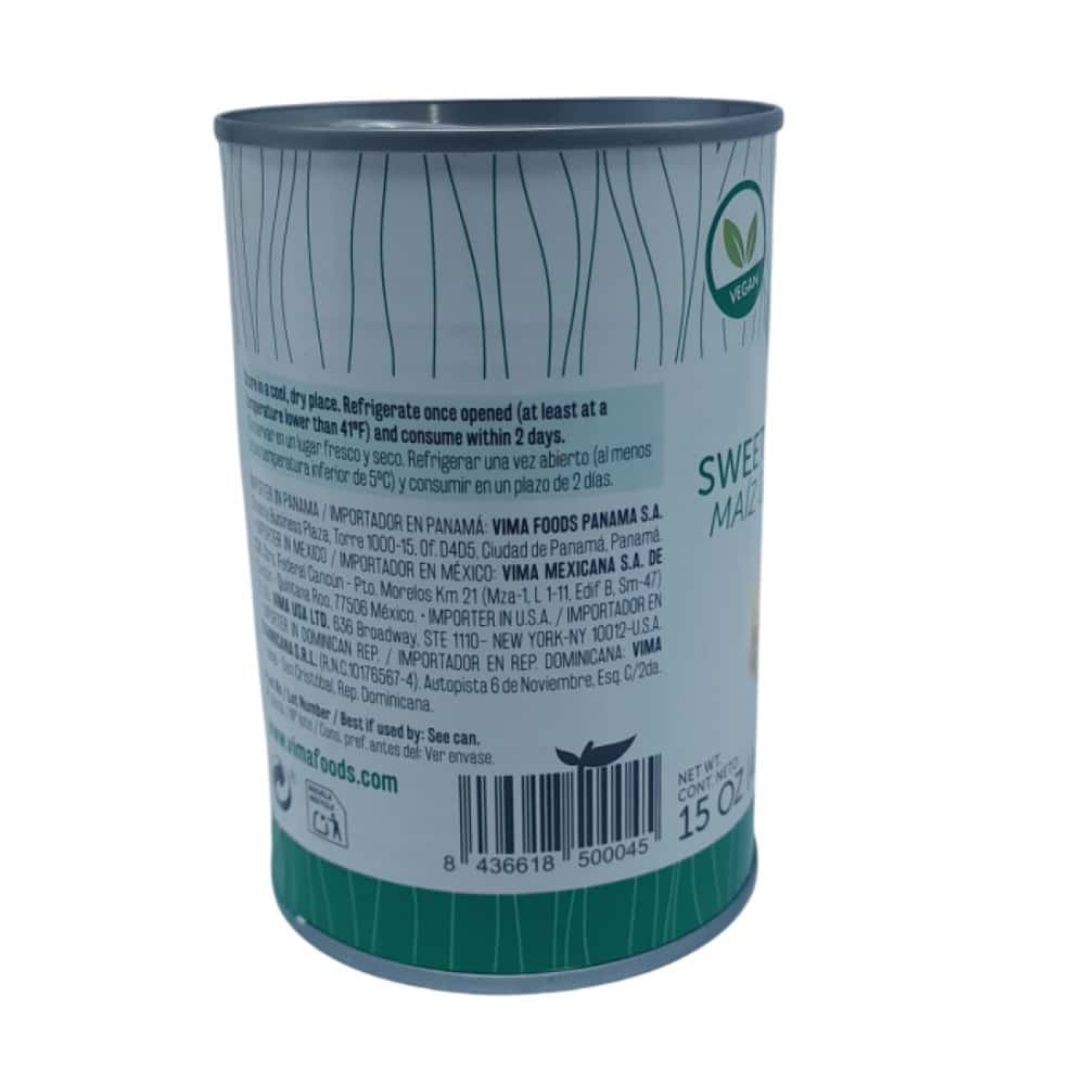 Maiz dulce en grano Vima Foods (425 g / 15 oz) - Miniatura 2