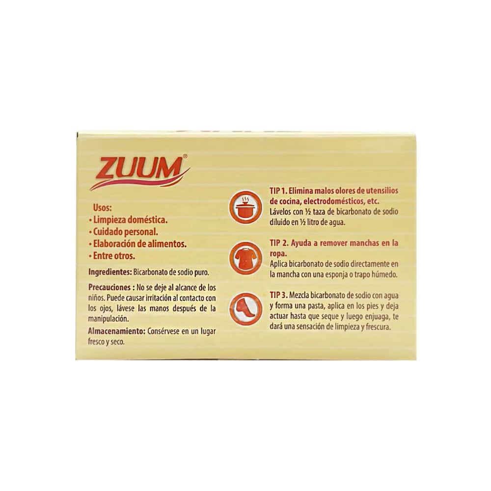 Bicarbonato de sodio puro grado alimenticio Zuum (200 g / 7.05 oz) - Miniatura 2