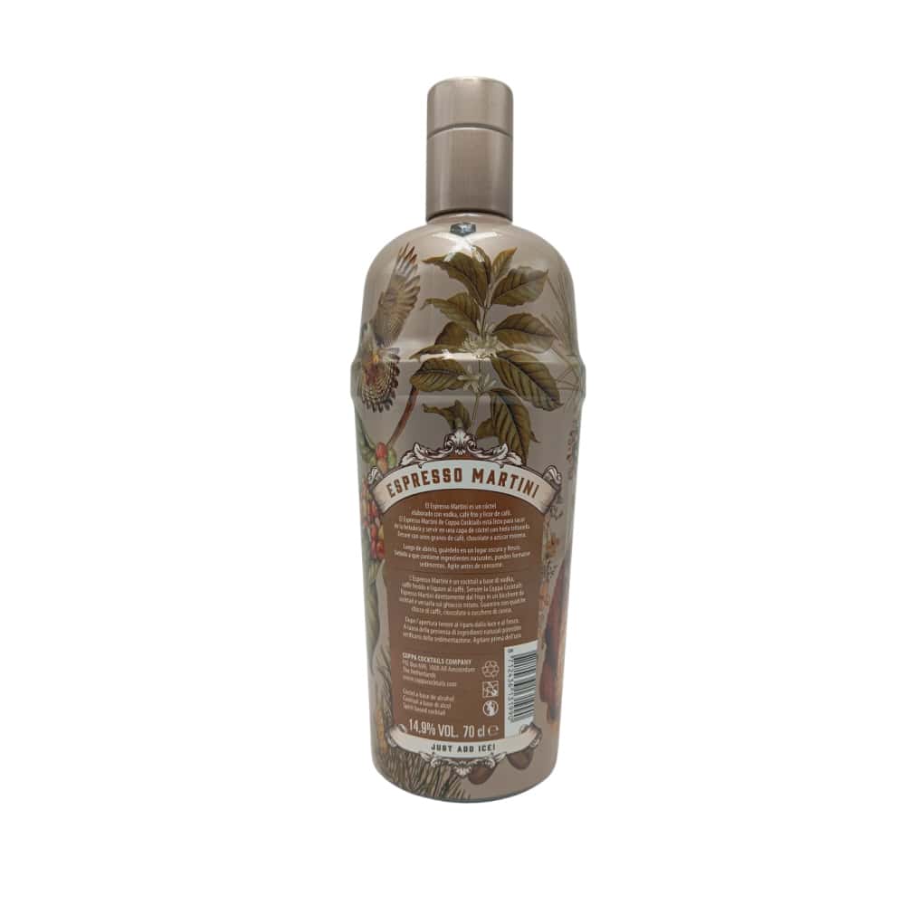 Coctel a base de alcohol -Espresso Martini- Coppa Cocktails (700 ml) - Miniatura 2