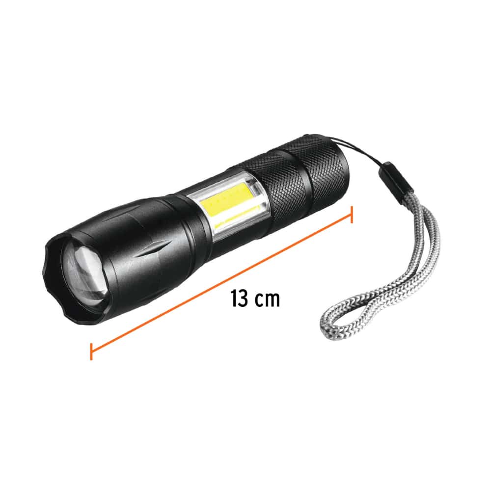 Linterna recargable 270 lm con luz de emergencia Truper LINAR-260 - Miniatura 3