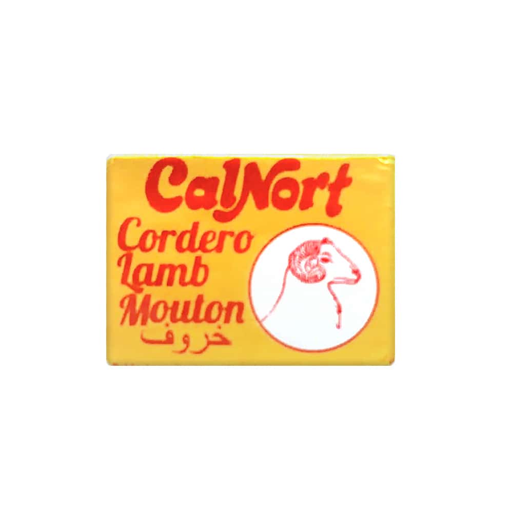 Cubo -pastilla- de caldo sabor cordero Calnort (10 g) - Miniatura 1