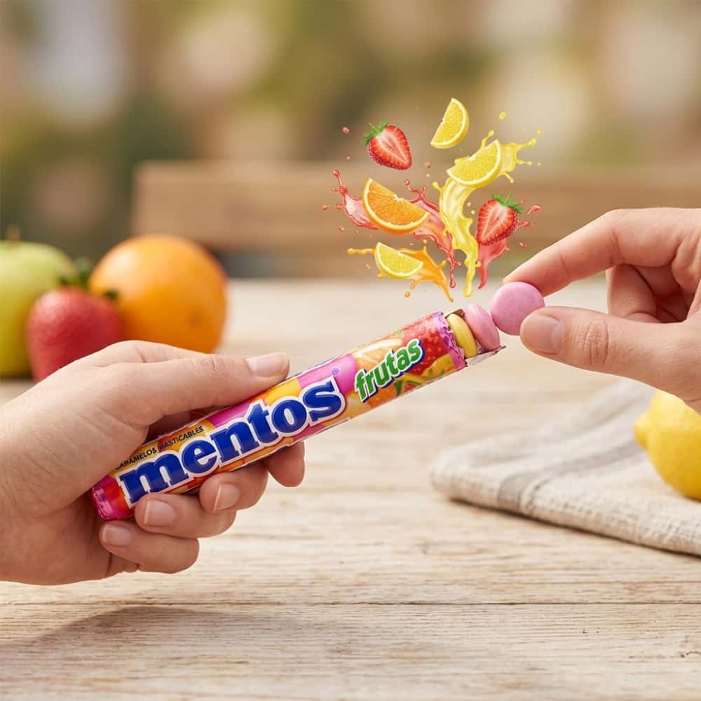 Caramelo masticable sabor fruta Mentos (29.04 g / 1.02 oz) - Miniatura 4