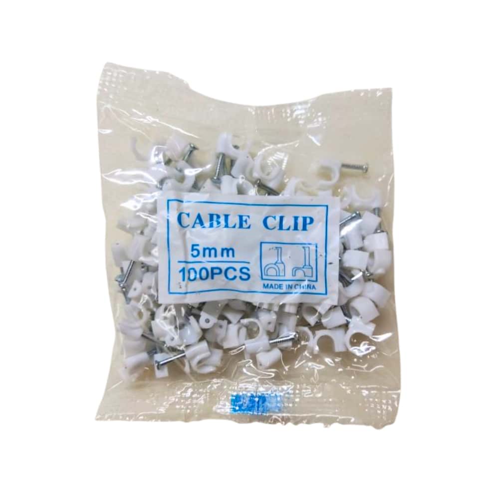 Clip de cable 5 mm Neworient (100 U) - Miniatura 1