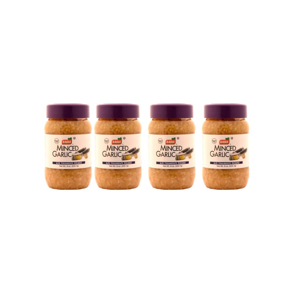 Ajo finamente picado Badia (4 x 226.7 g / 8 oz) - Miniatura 1