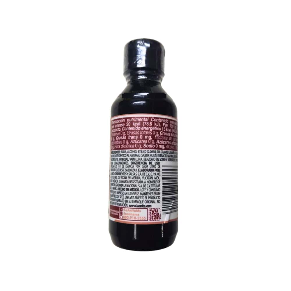 Esencia de vainilla sabor nuez La Anita (120 ml / 4.2 fl.oz) - Miniatura 2