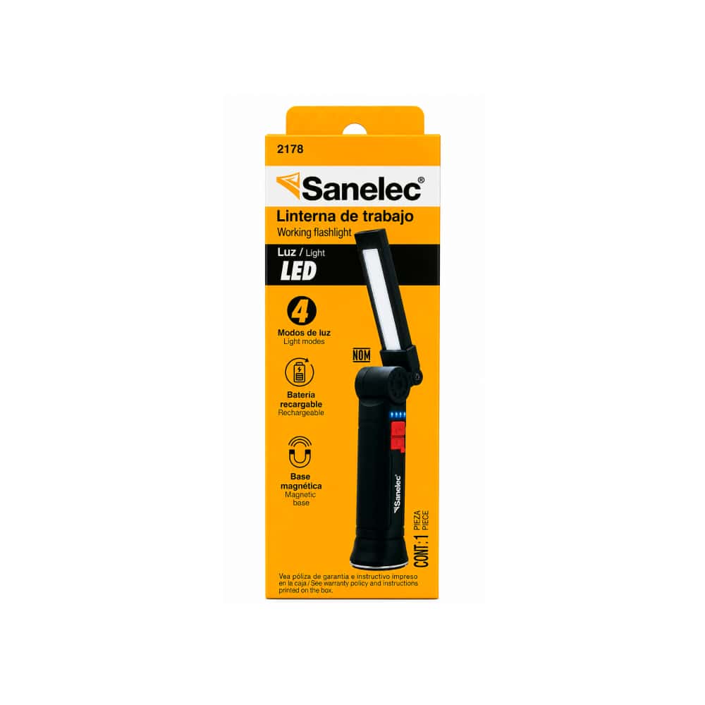 Linterna de trabajo LED recargable Sanelec 2178 - Miniatura 3