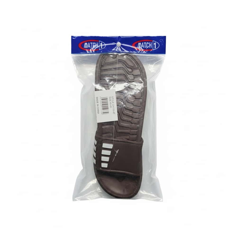 Chancleta de pala color marrón para hombre Match (Talla 41) - Miniatura 6
