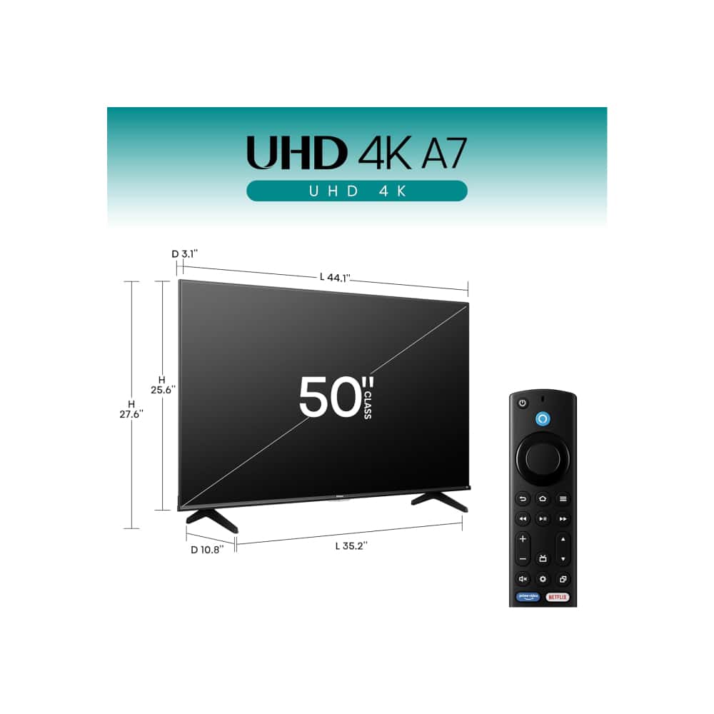 Televisor smart de 50" 4K UHD Fire TV Hisense 50A7NF - Miniatura 2