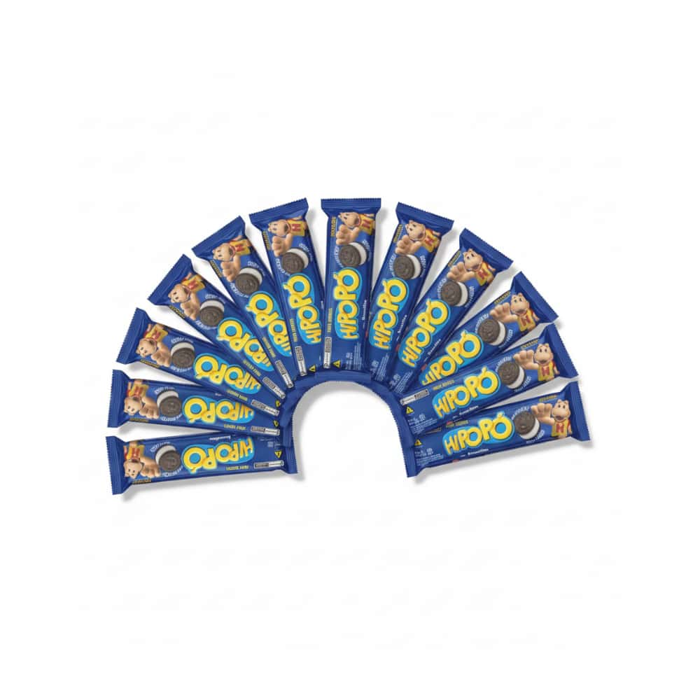 Galletas rellenas sabor vainilla Hipopó (12 x 80 g / 2.82 oz) - Miniatura 1