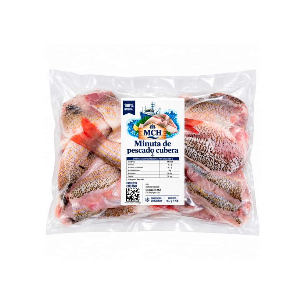 Minuta de pescado cubera MCH (907 g / 2 lb) - Miniatura 1