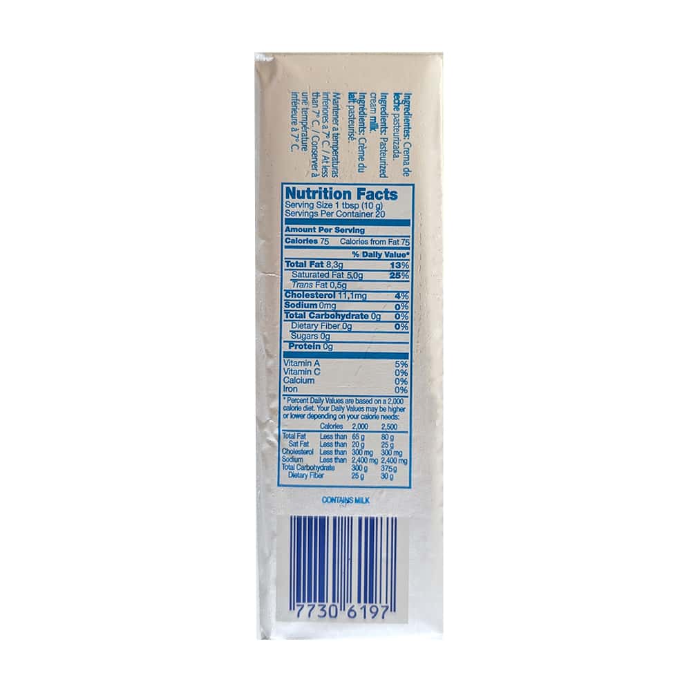 Mantequilla sin sal Conaprole (200 g / 7.05 oz) - Miniatura 2