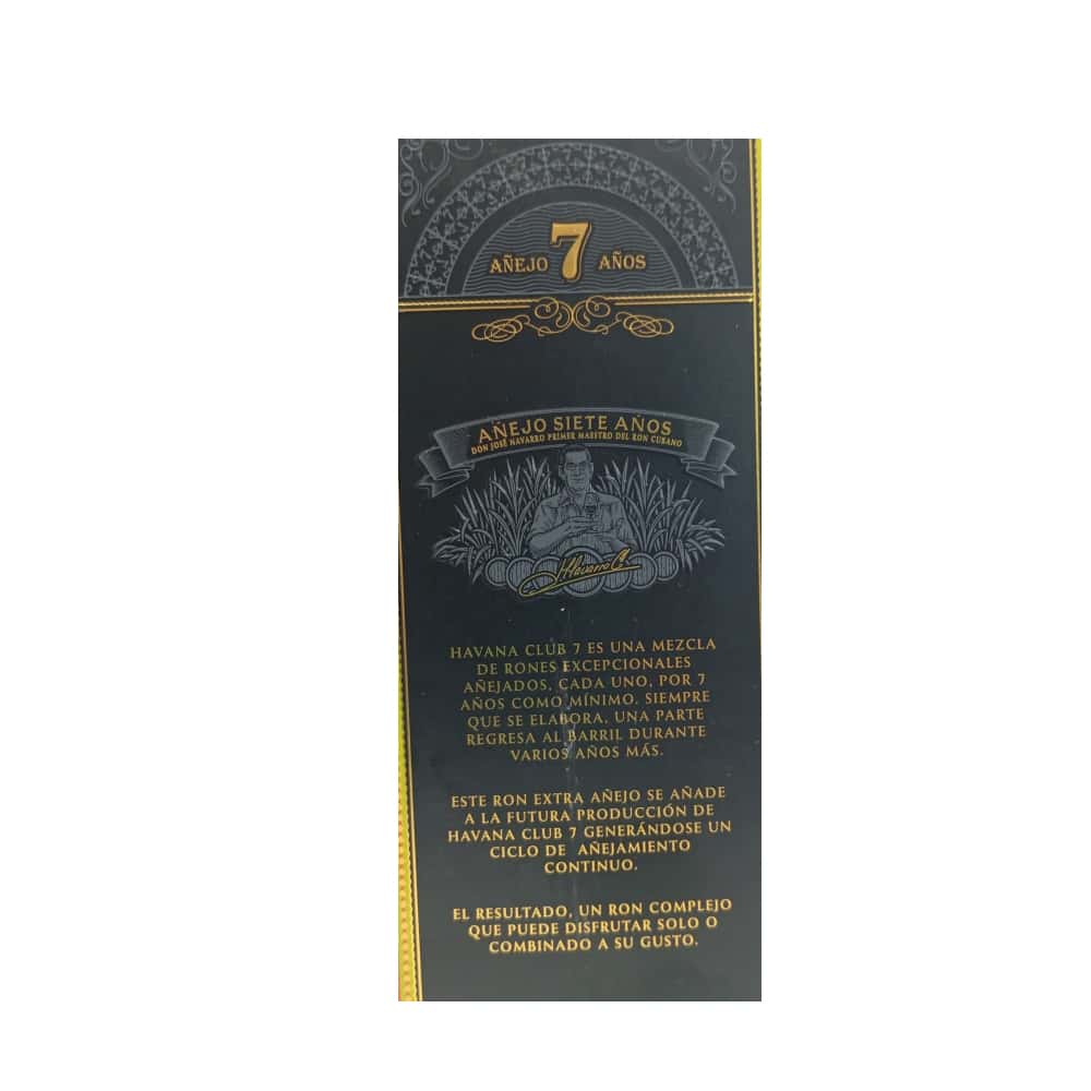 Botella de ron Añejo 7 Años 40 % vol Havana Club (700 ml) - Miniatura 3