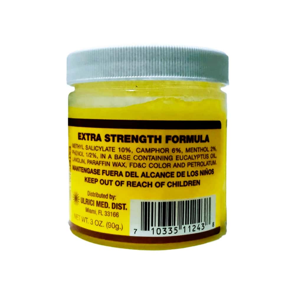 Manteca extrafuerte pomada analgésica La Ubre (90 g / 3 oz) - Miniatura 2