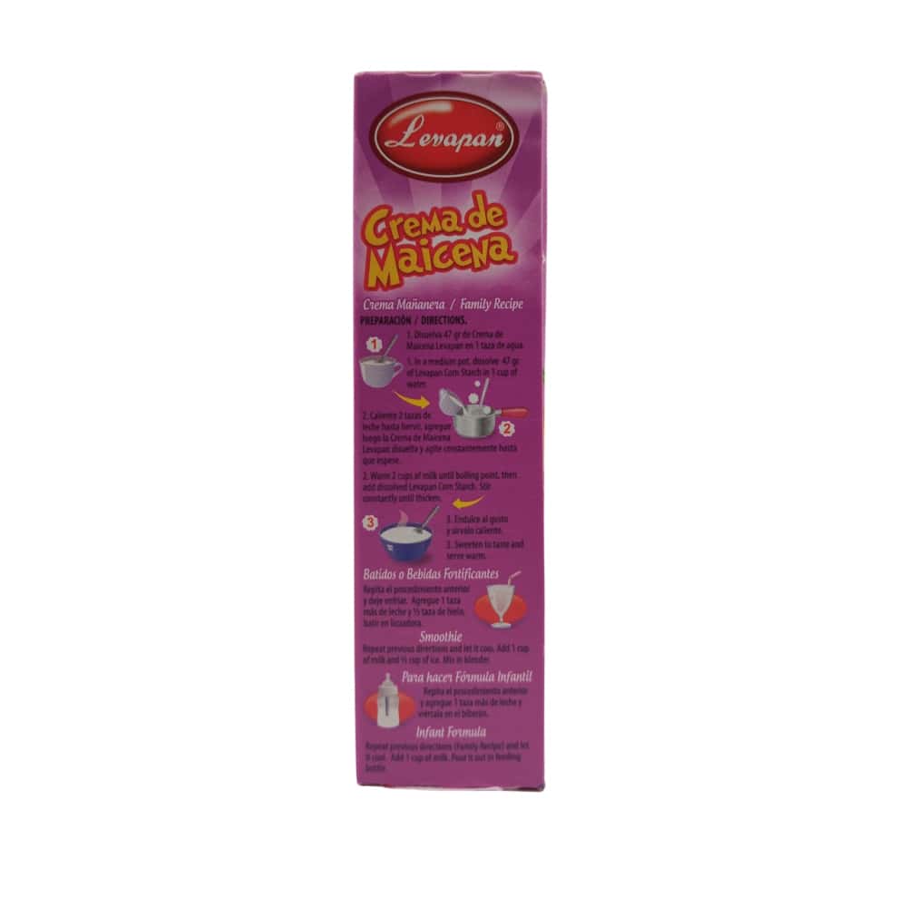 Crema de maicena con sabor a ricas frutas Levapan (47 g / 1.66 oz) - Miniatura 2