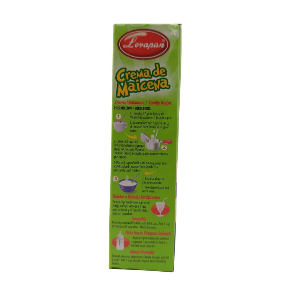 Crema de maicena sabor banana Levapan (47 g / 1.66 oz) - Miniatura 3