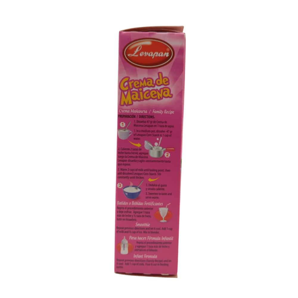 Crema de maicena sabor fresa Levapan (47 g / 1.65 oz) - Miniatura 3