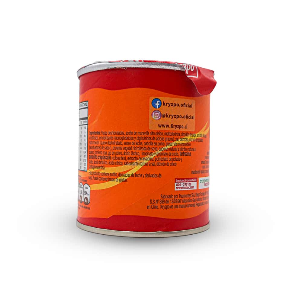 Papas sabor queso Kryzpo (37 g / 1.3 oz) - Miniatura 3