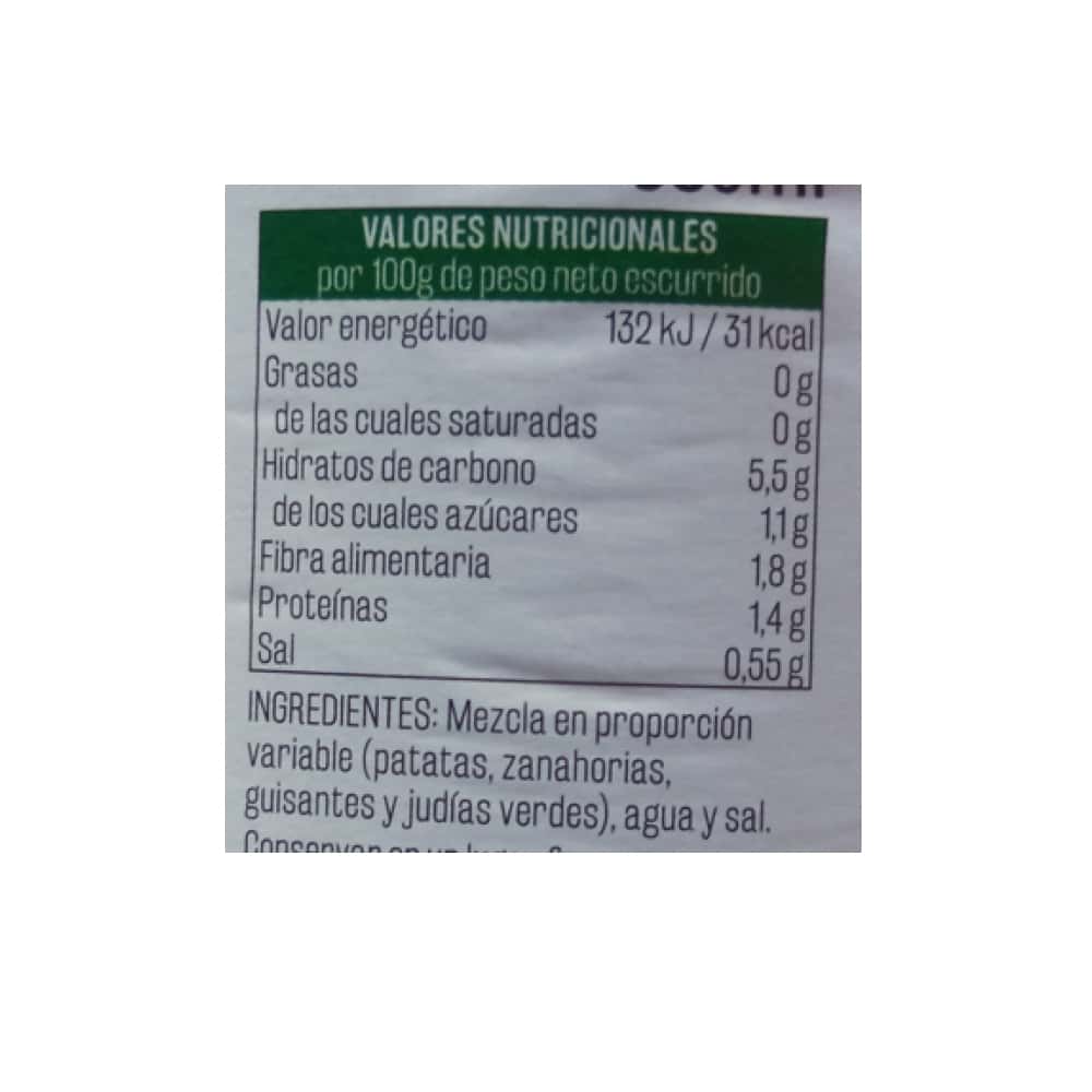 Macedonia de verduras Vima Foods (535 g / 1.17 lb) - Miniatura 2