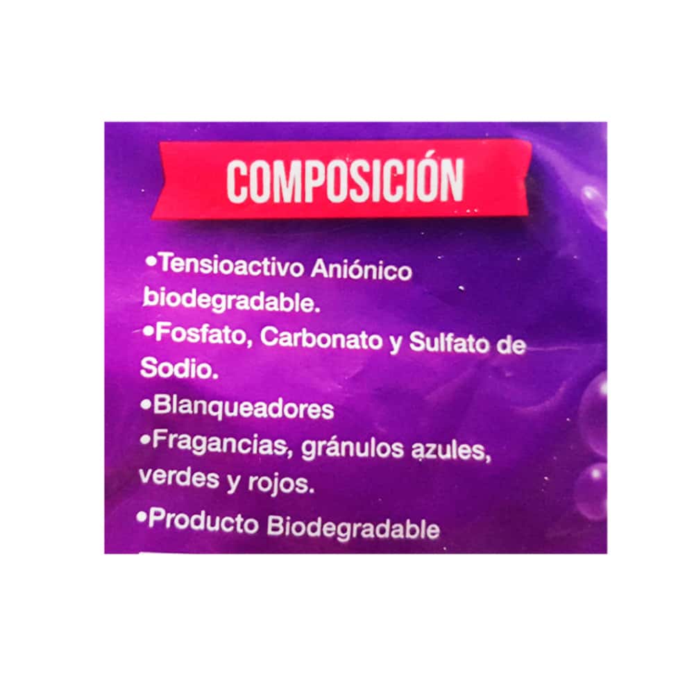 Detergente en polvo multiusos con fragancia a lavanda STB (8 x 500 g / 1.1 lb) - Miniatura 3