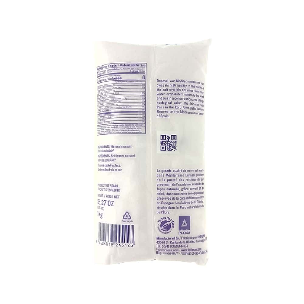 Sal fina marina yodada (3 x 1 kg / 2.2 lb) - Miniatura 2