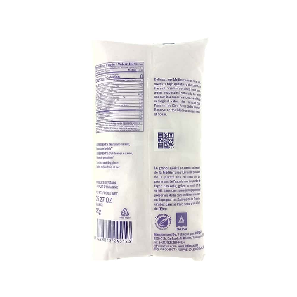 Sal fina marina yodada (5 x 1 kg / 2.2 lb) - Miniatura 2