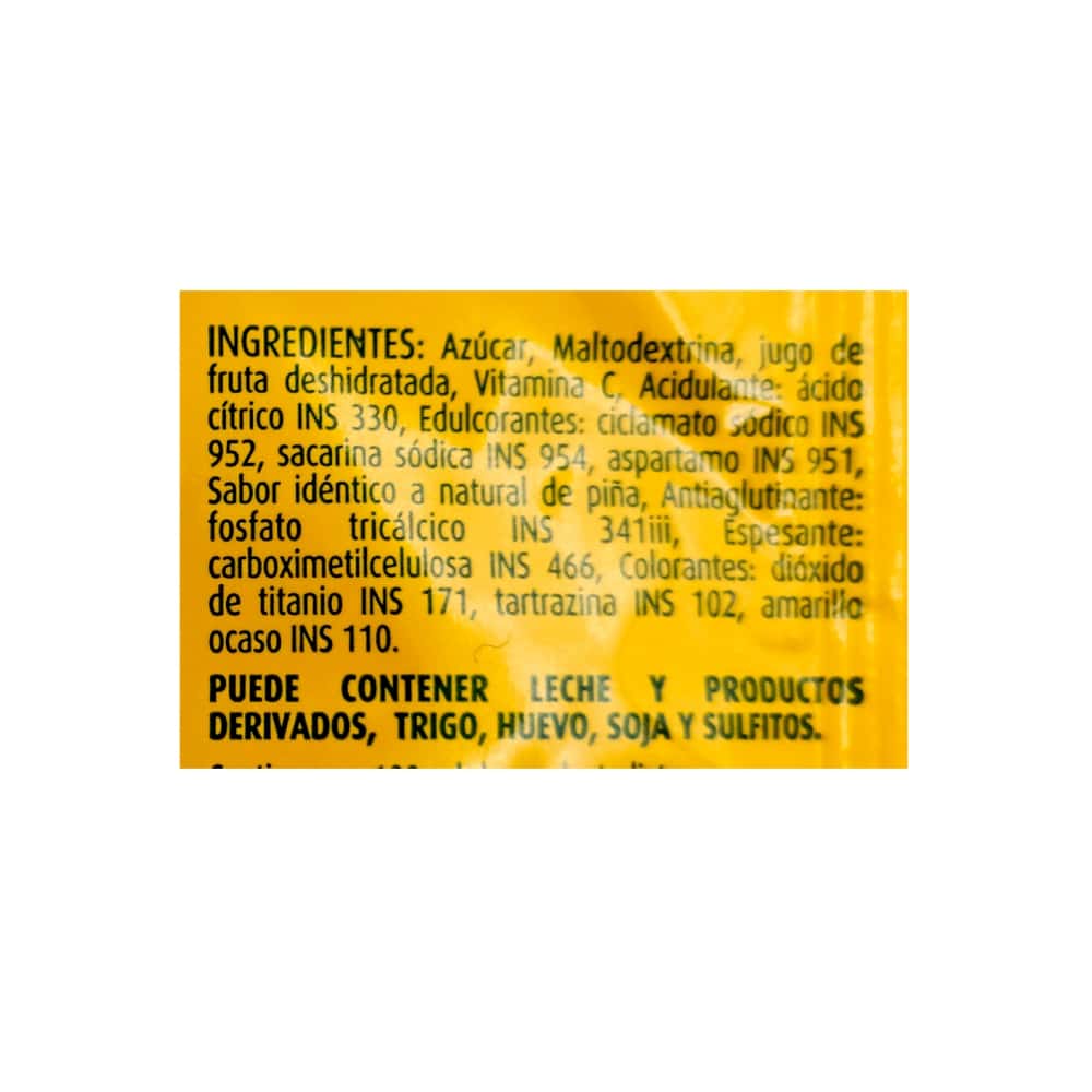 Refresco instantáneo sabor piña Zuko (20 g) - Miniatura 3