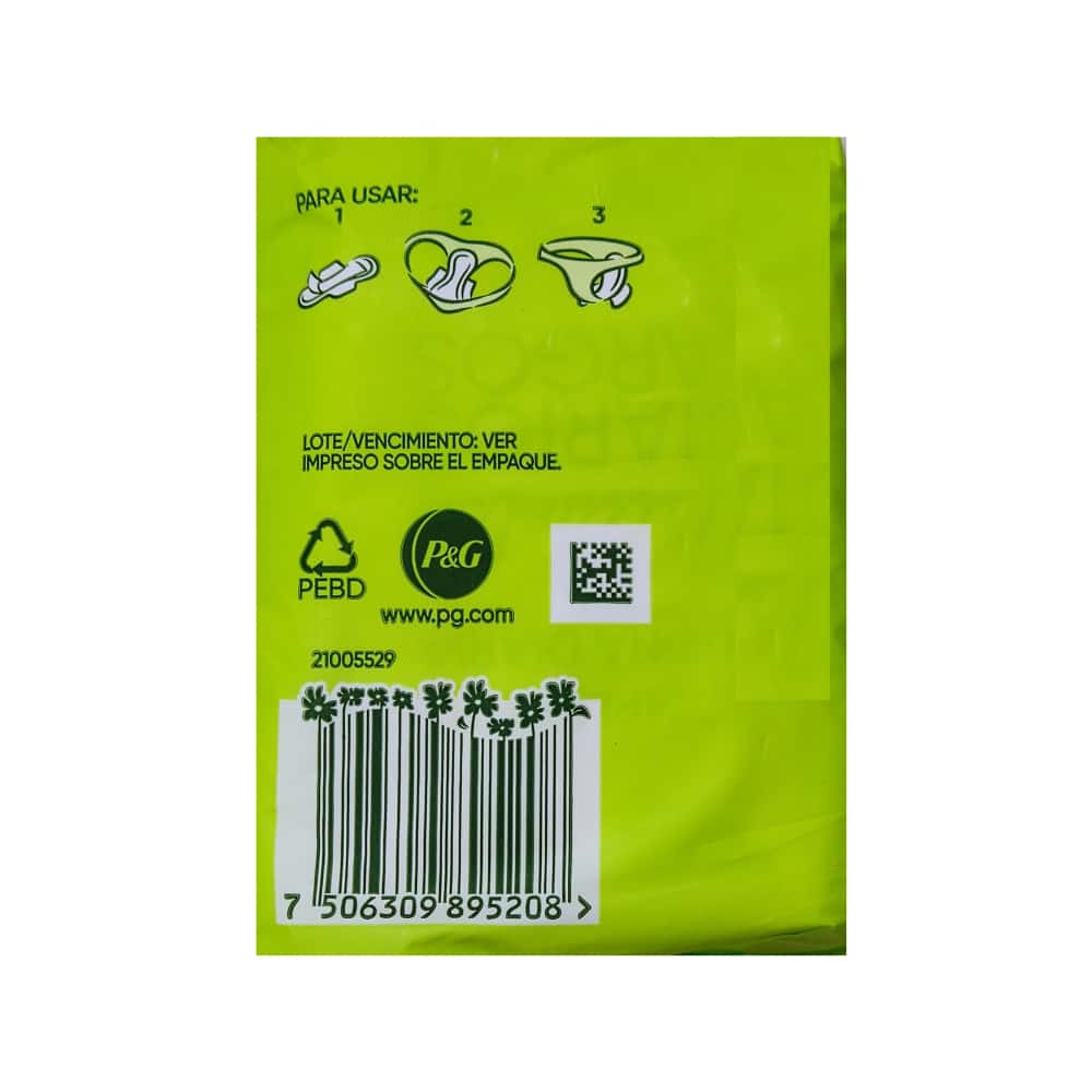 Toallas femeninas con alas para flujo abundante Naturella (8 U) - Miniatura 3