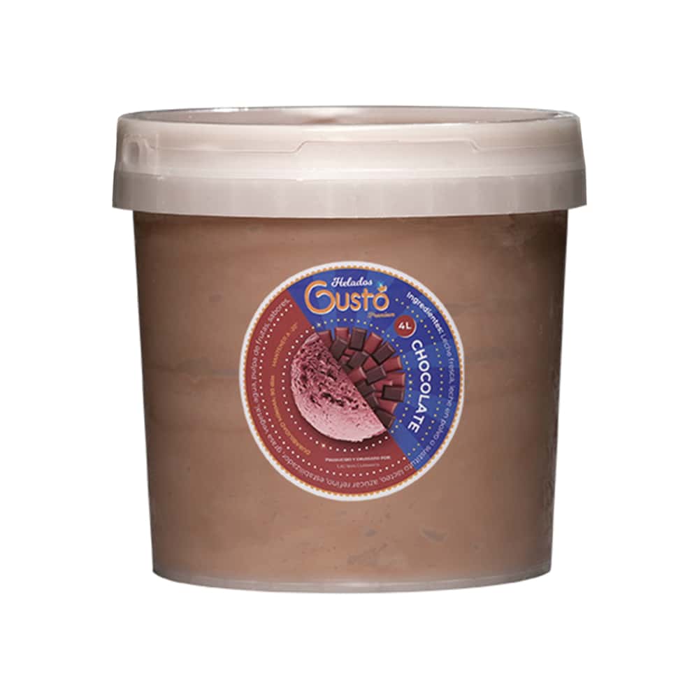 Helado Premium de chocolate Gustó (4 L) - Miniatura 2