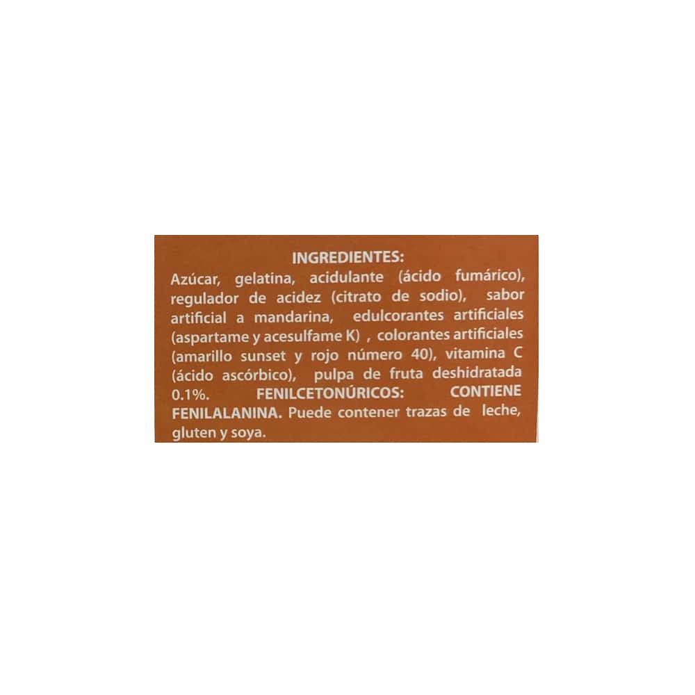Gelatina sabor a mandarina Boom (40 g / 1.4 oz) - Miniatura 4