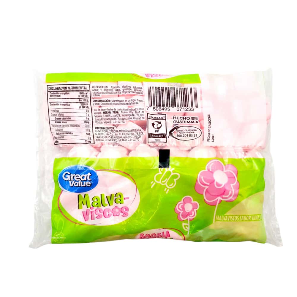 Malvaviscos sabor vainilla Great Value (200 g / 7.05 oz) - Miniatura 2