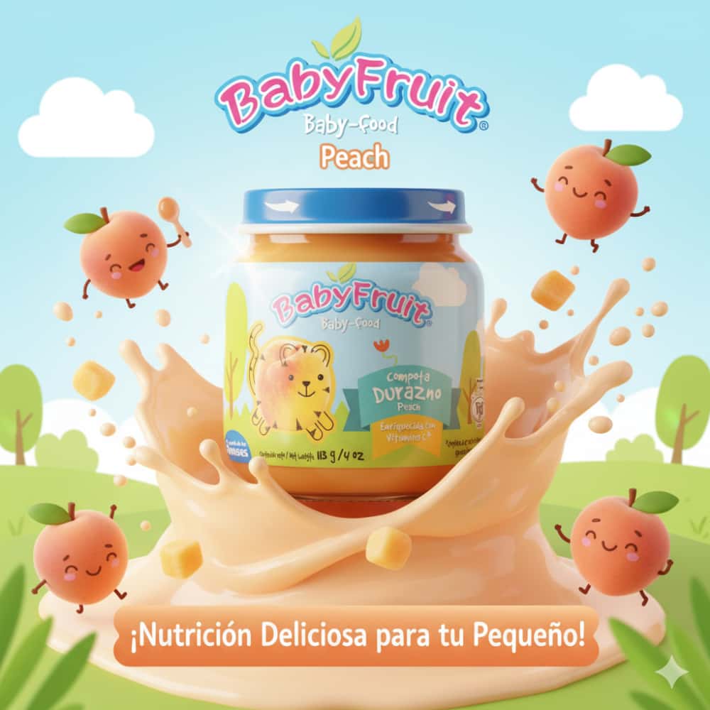 Compota de durazno Baby Fruit (113 g / 3.98 oz) - Miniatura 5