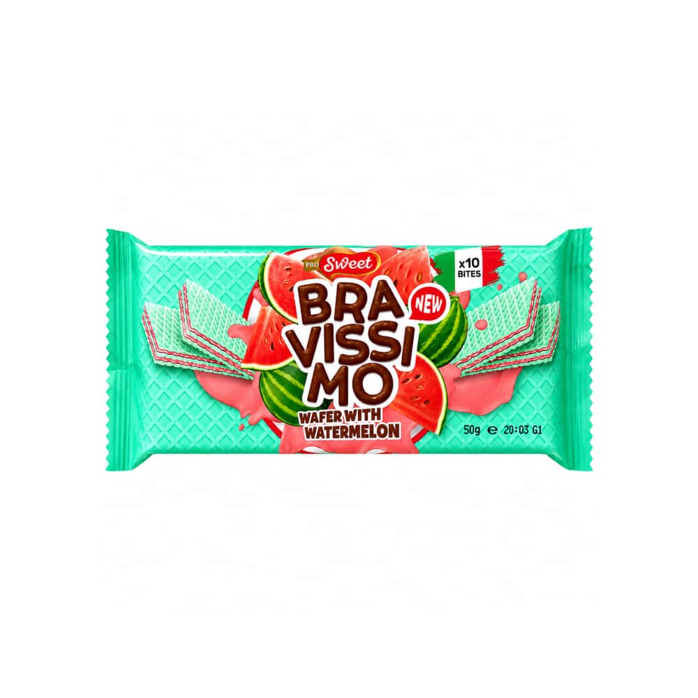 Oblea con sandía Bravissimo Pro Sweet (50 g / 1.76 oz) - Miniatura 1