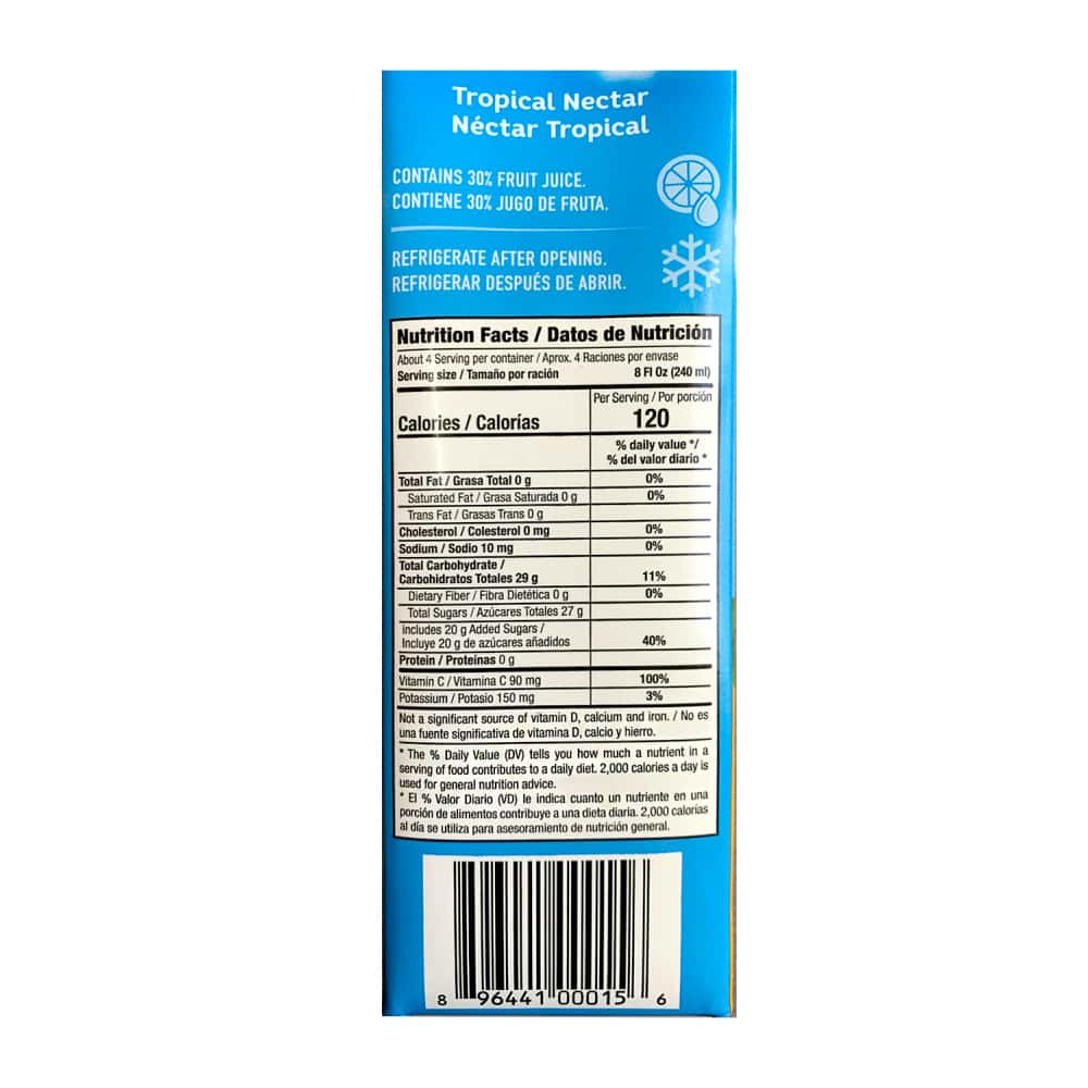 Jugo sabor tropical coctel Goliath (4 x 946 ml / 32 fl oz) - Miniatura 2